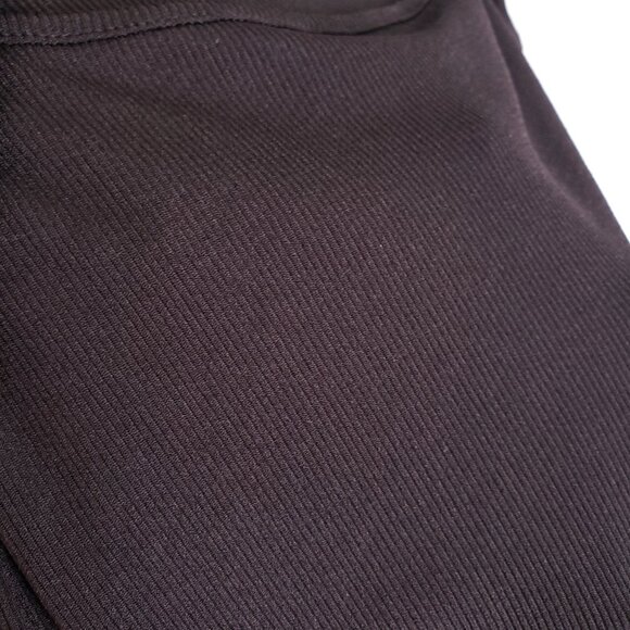 Bombom Women Black Short Sleeve Unique Cut Shirt Blouse Size Small Made in USA - Picture 13 of 13